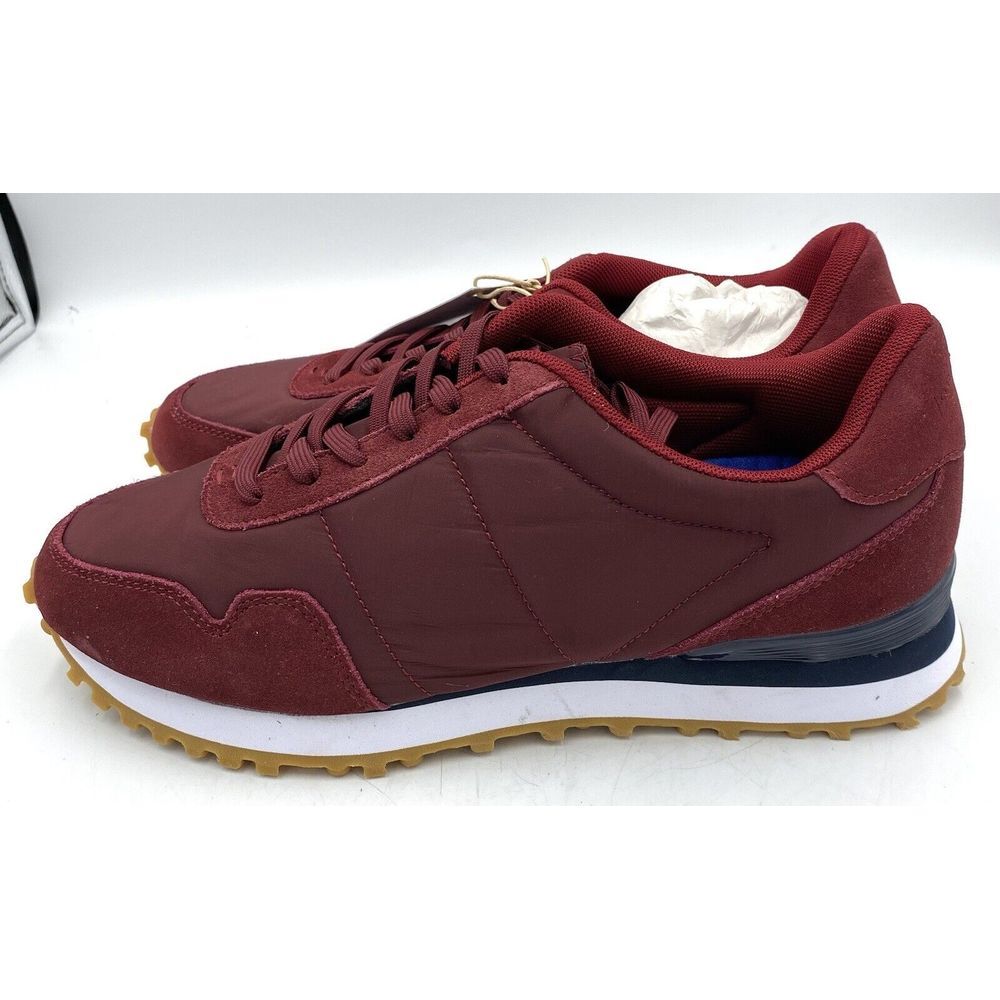 Greats Brooklyn Men's‎ The Rosen Suede Leather Casual Sneakers Red Size 9